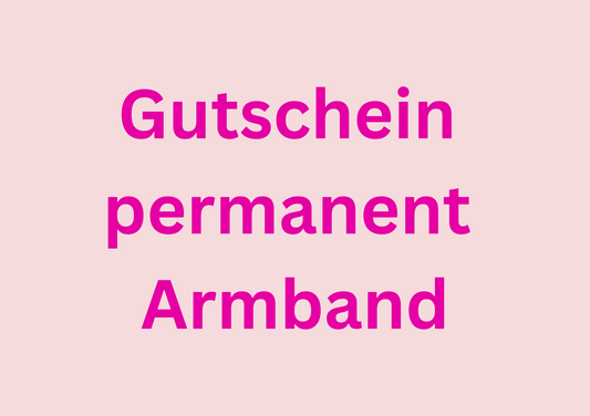 Permanent Schmuck - Gutschein Digital