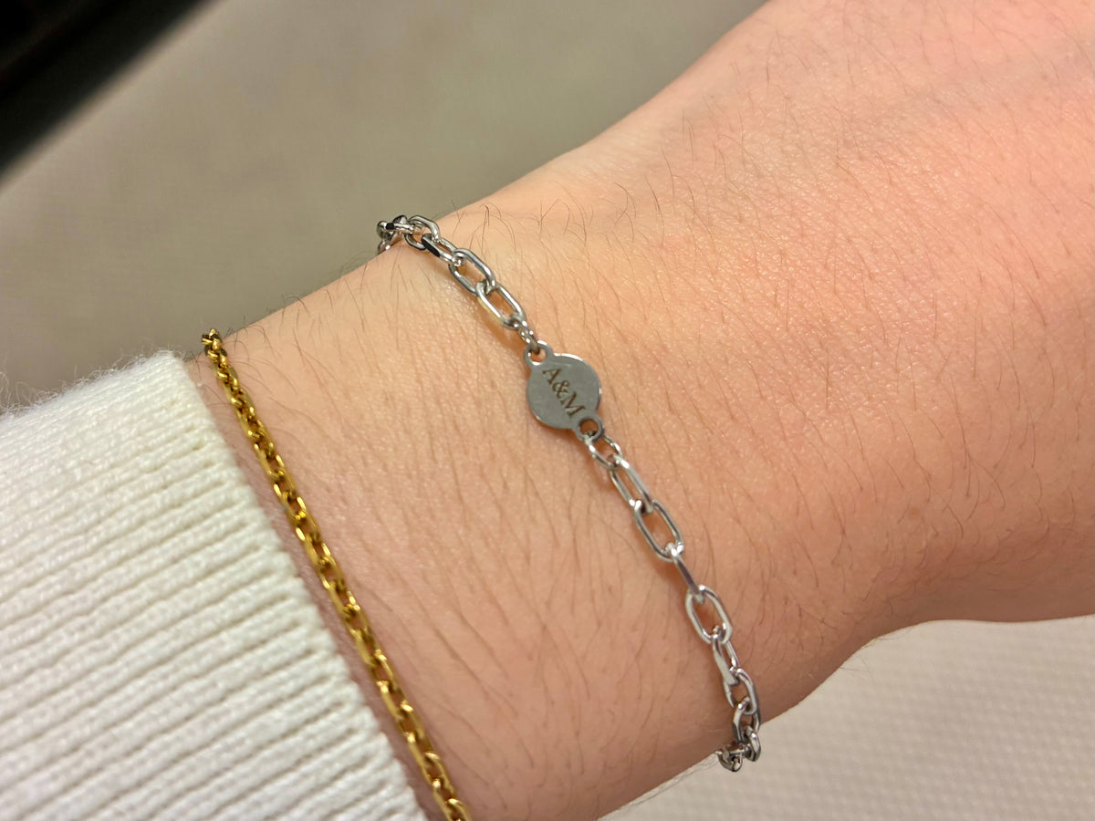 Büroklammer Armband S