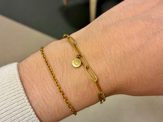 Büroklammer Armband L