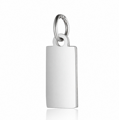 Gravierbarer Etikett Charm Klein