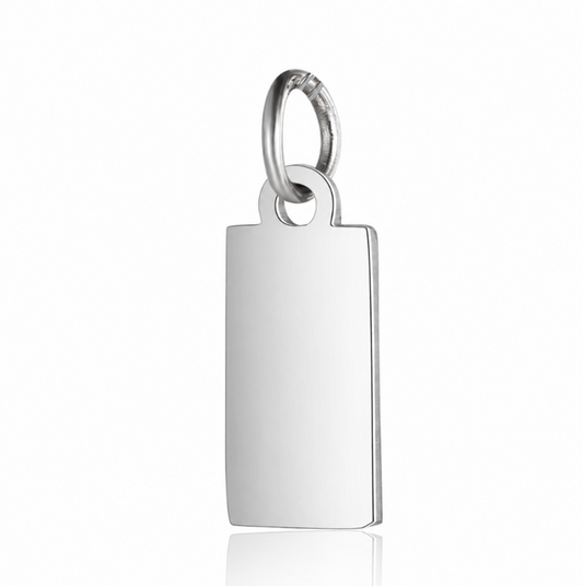 Gravierbarer Etikett Charm Klein