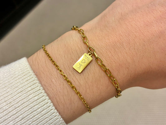 Büroklammer Armband S