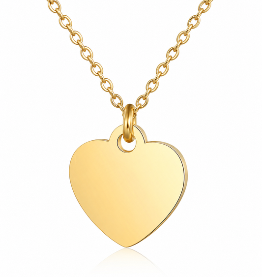 Gravierbare Herz Kette
