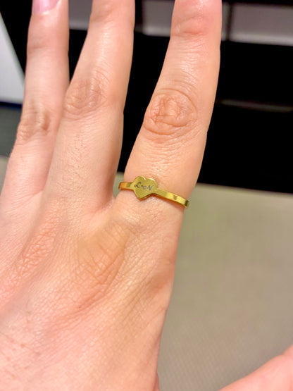 Gravierbarer Ring